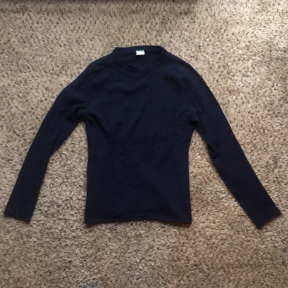 J. Crew , Navy Blue, 100% cashmere sweater, Small